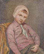 Emile Bernard sitting boy china oil painting artist